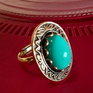 Adjustable Turquoise Ring